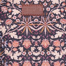 ZOUK Floral Printed Vegan Leather Structured Tote Bag image 4