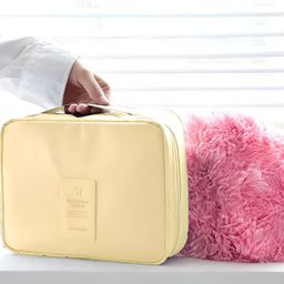 Cortina Cream Water Resistant Makeup Accessories Organiser-33