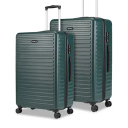 Assembly Set Of 2 Textured Hard Medium-Sized Large-Sized Trolley Bags 60L 85L image 2
