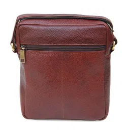 Calvadoss Textured Leather Structured Sling Bag image 5