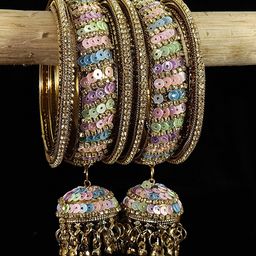 NMII Set Of 6 Cubic Zirconia Bangles-image-88