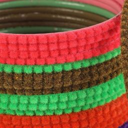 Jazz and Sizzle Set Of 24 Solid Handcrafted Bangles image 3