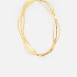 ATIBELLE Set Of 2 Gold Plated Artificial Stones Bangles image 4