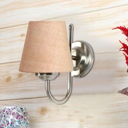 Devansh Beige Metal Traditional Frustum Shaped Wall Lamp-image-49