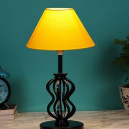 Devansh Yellow & Black Solid Table Lamps-15
