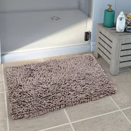 Saral Home Grey Saggy Microfibre Anti-Skid Bath Rug-image-63