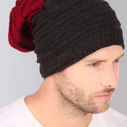 hupshy Unisex Self Design Acrylic Beanie-picture-16