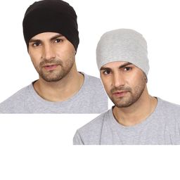 Gajraj Pack of 2 Cotton Beanie-image-47