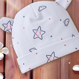 Babywish Infants Printed Cotton Beanie-57