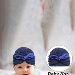SYGA Kids Self Design Woollen Beanie-image-37