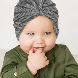 SYGA Kids Self Design Woollen Beanie-image-53