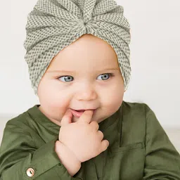 SYGA Kids Self Design Woollen Beanie-image-49
