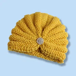 SYGA Kids Self Design Woollen Beanie-image-6