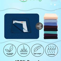 OyO Baby Blue Waterproof Baby Bed Dry Sheet Mattress Protector-image-59