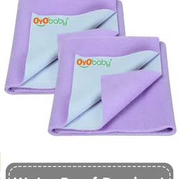 OyO Baby Kids Pack of 2 Waterproof Baby Bed Protector Dry Sheet-image-34