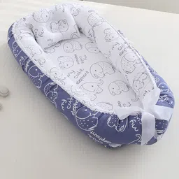 SYGA Infants Printed Portable & Foldable Reversible Sleeping Bed Nest-26