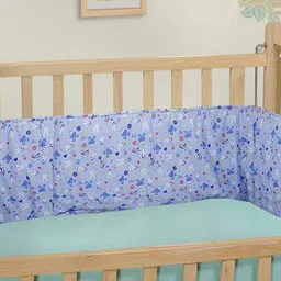 DearJoy Kids Blue & Pink Printed Cot Bedding Bumper-21