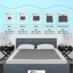 OyO Baby Blue Pack of 2 Waterproof Baby Bed Dry Sheet Mattress Protector-image-78
