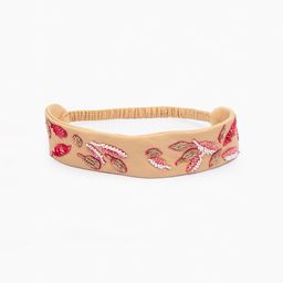 DEEBACO Women Beige Contrast Leaf Embellished Hairband-image-47