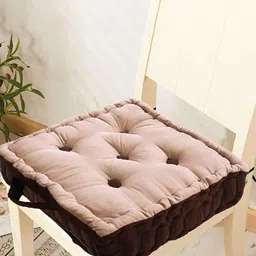 Kuber Industries Microfiber Cotton Comfortable Seat Square Cushion Chair Pads-image-56