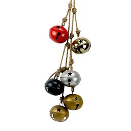 Hind Decor Red & Blue Hanging Christmas Bells-image-84