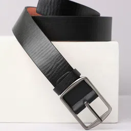 French Accent Men Textured PU Formal Belt-image-53