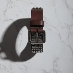 Jack & Jones Men Embellished Leather Belt-image-89