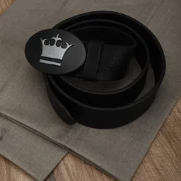 Louis Philippe Sport Men Leather Belt With Slider Buckle-image-19