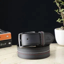 Alvaro Castagnino Men Textured Leather Belt-image-42