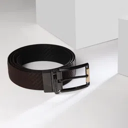 Louis Philippe Men Textured Leather Formal Belt-image-29