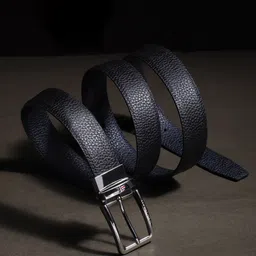 Louis Philippe Men Textured Leather Formal Belt-image-77