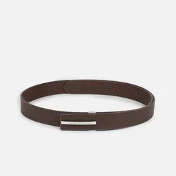 Louis Philippe Men Textured Leather Formal Belt-image-71