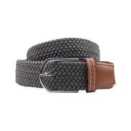 The Tie Hub Men Textured Slim Stretchable Belt-image-16