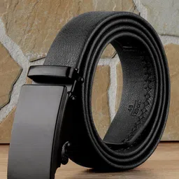 Roadster Men Black Artificial Leather Belt-image-39