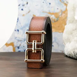 BuckleUp Men Textured Belt-image-73