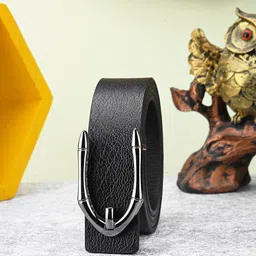 BuckleUp Men Textured Formal Belt-image-41