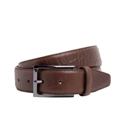 HACKETT LONDON Men Textured Leather Belt-image-55