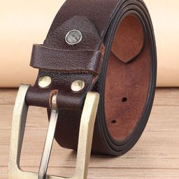 URBAN ALFAMI Men Brown Leather Belt-picture-18