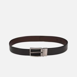 Louis Philippe Men Black Leather Belt-image-31