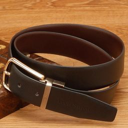 LOUIS STITCH Men Textured Leather Reversible Formal Belt-picture-48