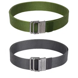 Kastner Men Set Of 2 Canvas Textured Wide Belt image 4