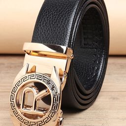 ZORO Men Black Solid PU Belt-image-85
