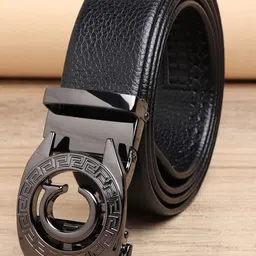 ZORO Men Black Autlock Buckle Belt-image-64