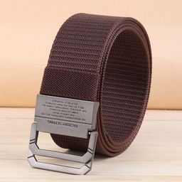 ZORO Men Brown Textured Belt-image-95