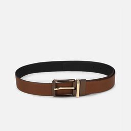 Louis Philippe Men Brown Leather Formal Belt-image-29