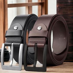 Roadster Pack Of 2 Leather Formal Belts-image-3