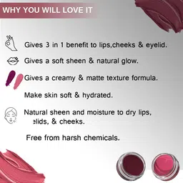 Seven Seas Set of 2 Vitamin C Lips & Cheek Tint 8 g Each - Mandy & Wine Berry image 2