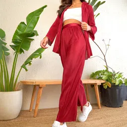 Uptownie Stretchable Micro Pleated Pants-image-30
