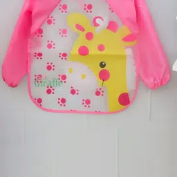 Yellow Bee Girls Giraffe Printed Bibs-picture-29