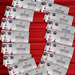 PERPAA Red Velvet Kumkum Bindi Box with 15 Flaps - Size 1-28